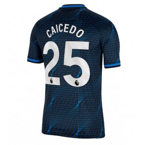 Chelsea Moises Caicedo #25 Udebanetrøje 2023-24 Kort ærmer